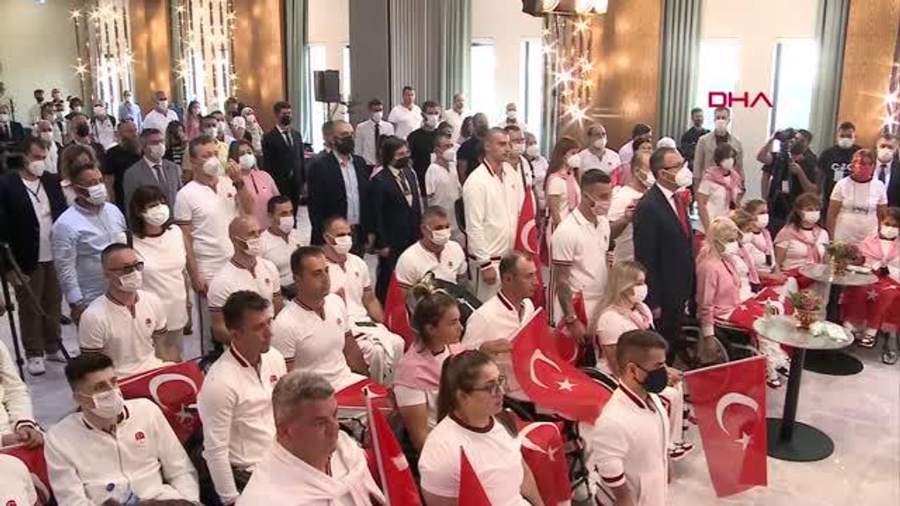 SPOR Bakan Kasapoğlu, 2020 Tokyo Paralimpik Oyunları'na katılan milli sporcular için düzenlenen uğurlama törenine katıldı