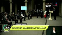 Refuerzan cuadrantes policiacos en la Ciudad de México