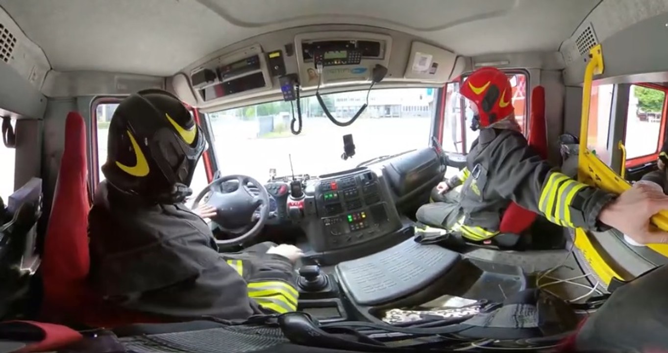 Padova - Vigili del Fuoco, simulazione intervento di soccorso (19.08.21)