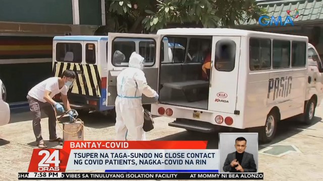 Tsuper na taga-sundo ng close contact ng COVID patients, nagka-COVID na rin | 24 Oras