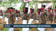 Didampingi Megawati, Presiden Jokowi Mengukuhkan 68 Paskibraka Jadi Duta Pancasila