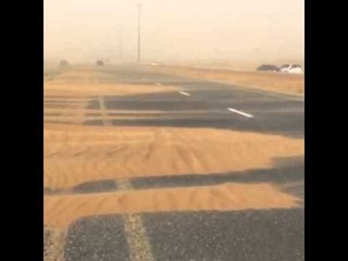 مقطع مصور آخر يبين الحالة الجوية الآن على شارع مليحة