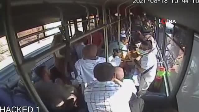 Halk otobüsü şoförü, dili boğazına kaçan çocuğu hastaneye böyle yetiştirdi