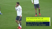 Lionel Messi put through his paces in PSG training