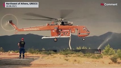 Grèce : nouvel incendie à 60 kilomètres d'Athènes
