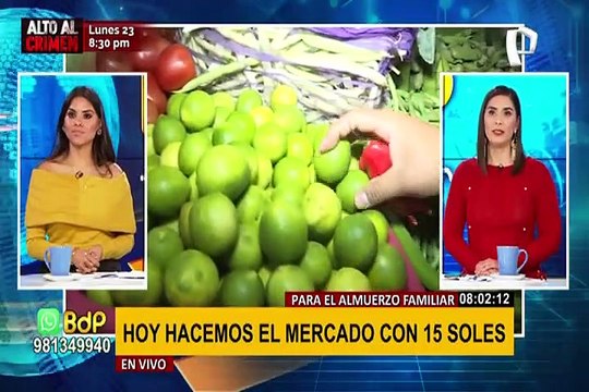 Conozca cómo conseguir alimentos para un almuerzo nutritivo con menos de S/15
