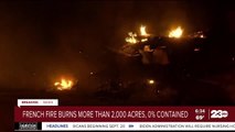 French Fire burns more than 2,000 acres, 0% contained