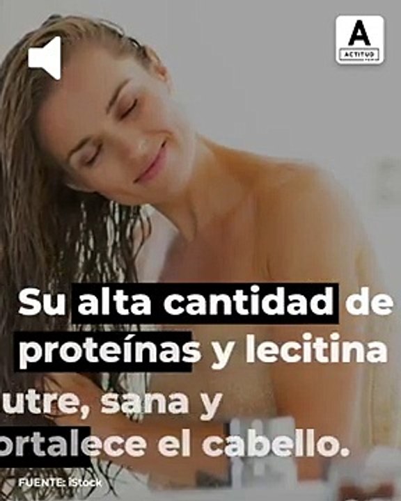 Mascarilla de huevo casera para reparar el cabello seco.| ActitudFem