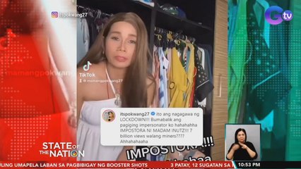 Panggagaya ni Pokwang sa viral online seller na si 'Madame Inutz,' umani ng libu-libong views | SONA