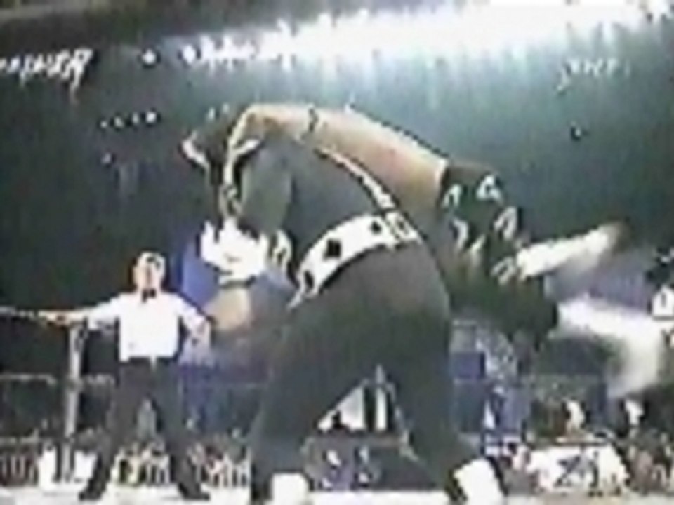 WWE ECW Rey Mysterio Gives Someone An Unbelievable Bulldog