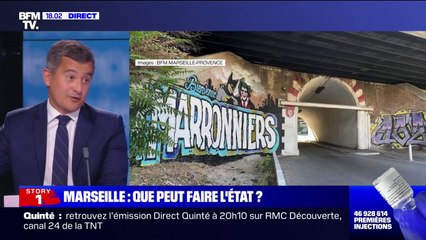 Gérald Darmanin à propos de l'adolescent tué à Marseille: "Tout montre que ce sont des règlements de comptes liés au trafic de drogue"