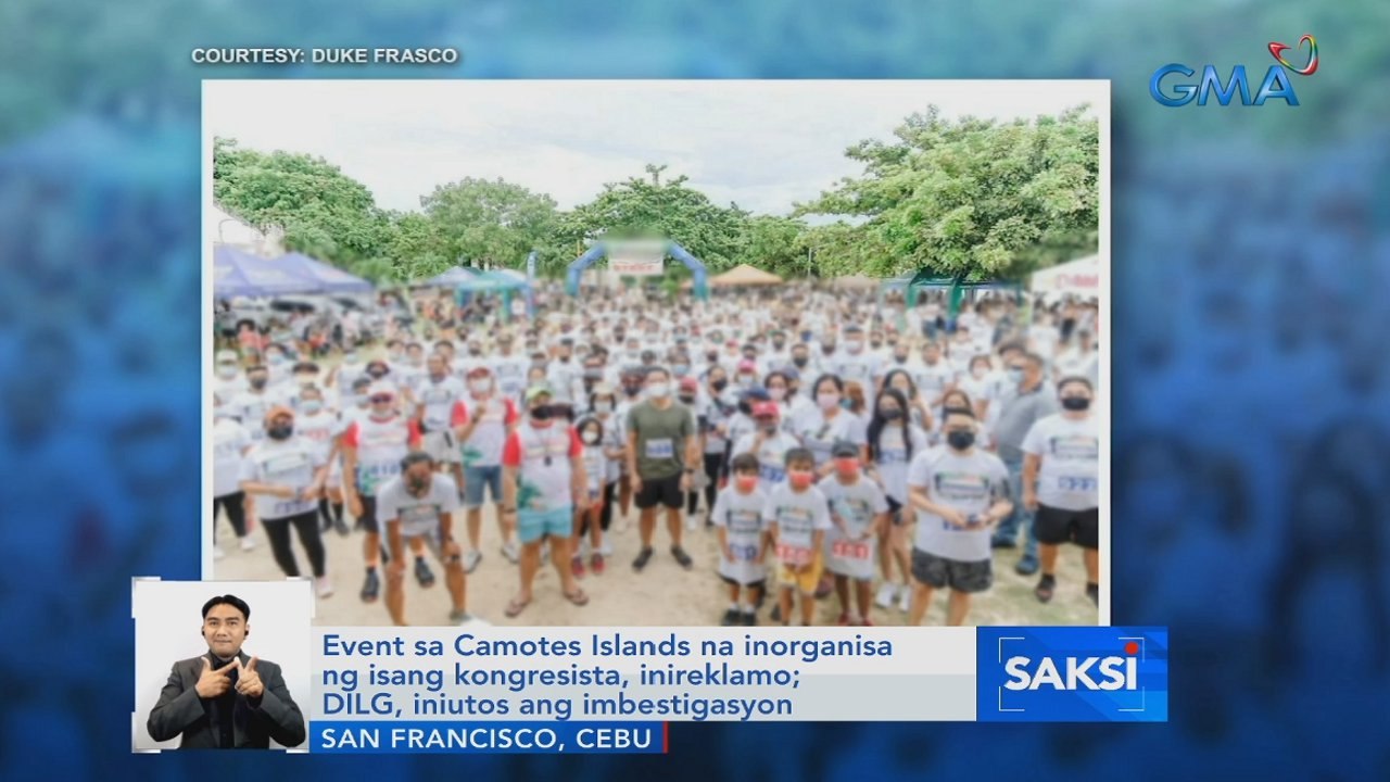 Event sa Camotes Islands na inorganisa ng isang kongresista, inireklamo | Saksi
