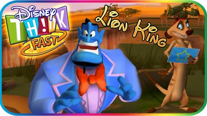 Disney THiNK Fast Gameplay Part 1 (Wii, PS2) Lion King \ Pride Lands