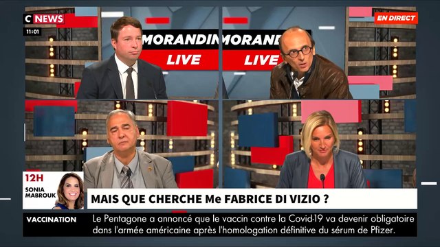 Débat sur le Covid: Vives tensions sur le plateau de Morandini Live entre les invités sur l'intérêt de la vaccination