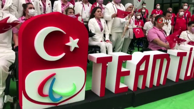 Milli sporcular açılış töreni için hazır