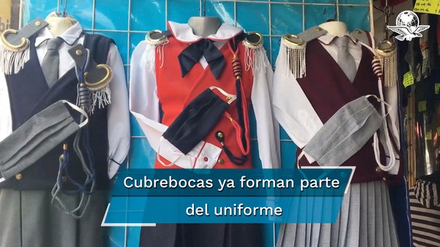 Con regreso a clases presenciales, vendedores de uniformes vuelven a respirar