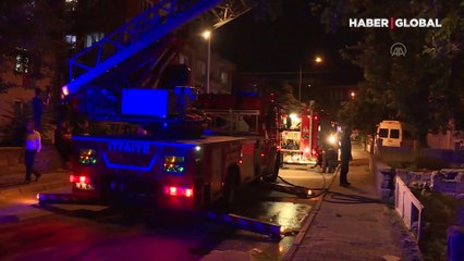 Kayseri'de metruk bir binada çıkan yangın kontrol altına alındı