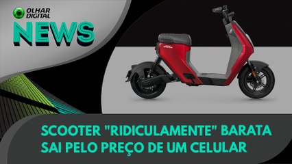 Ao Vivo |  Scooter "ridiculamente" barata sai pelo preço de um celular | 19/08/2021 | #OlharDigital