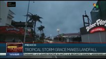 Tropical Storm Grace makes landfall in Mexico