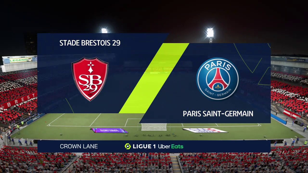 Brest vs PSG || Ligue 1 - 20th August 2021 || Fifa 21