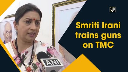Smriti Irani trains guns at TMC over post-poll violence in Bengal
