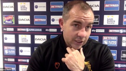 Huddersfield Giants boss Ian Watson after 18-12 loss at Leeds Rhinos
