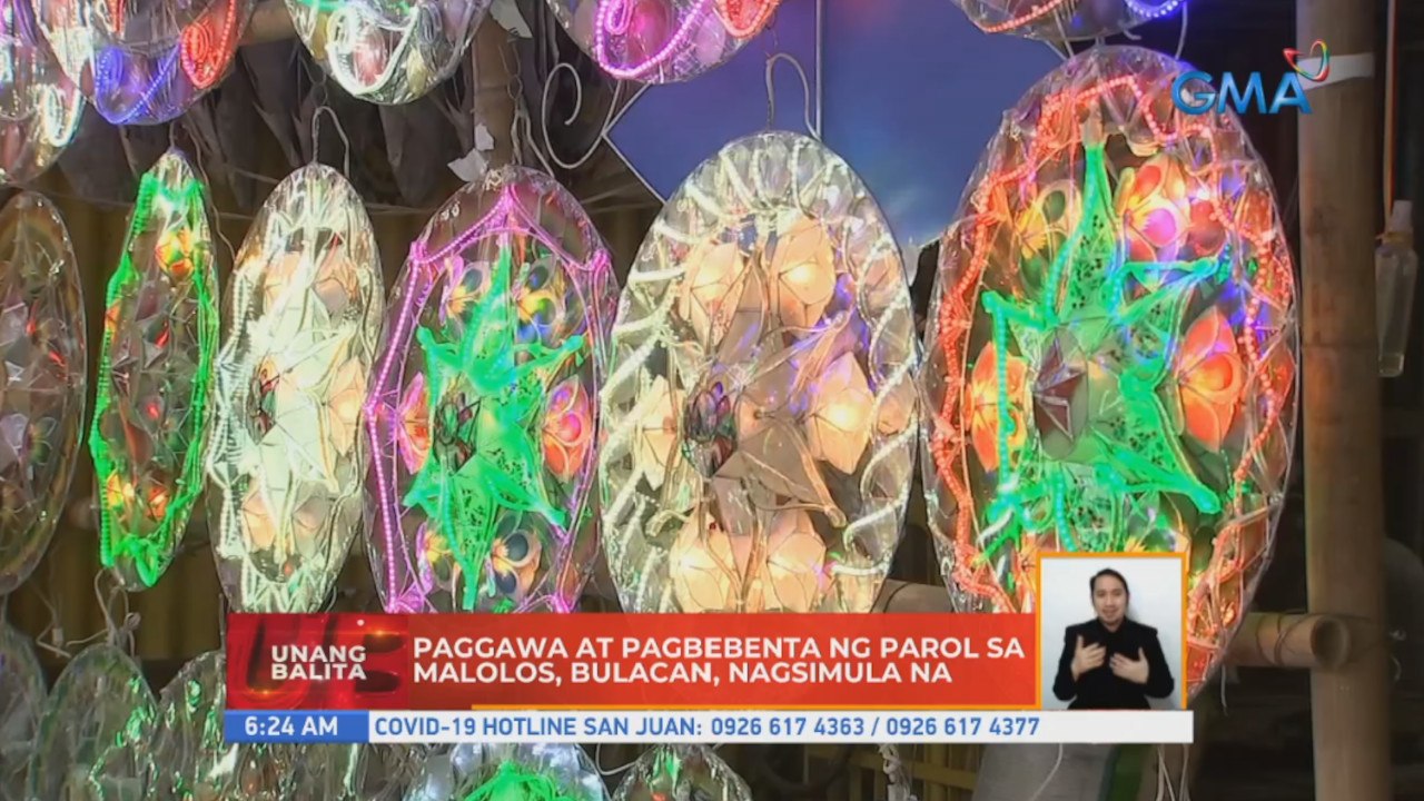 Paggawa at pagbebenta ng parol sa Malolos, Bulacan, nagsimula na | UB