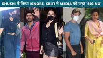 Khushi Kapoor Ignores Media, Sara In A Hurry, Kangana Ranaut, Varun, Hrithik Roshan  Stars Spotted
