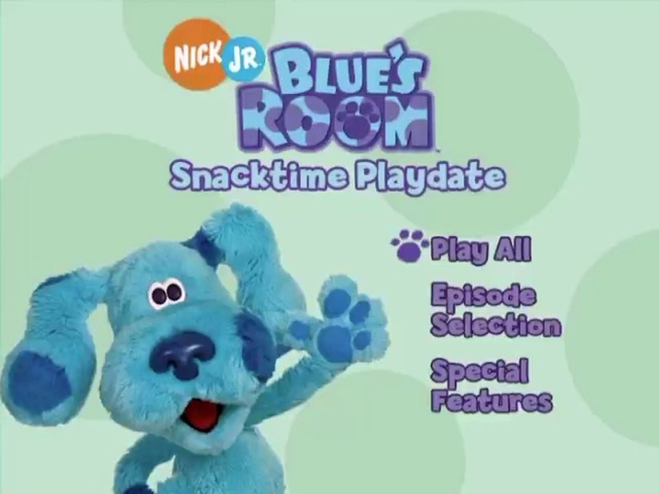 Blue's Room Snacktime Playdate DVD Menu - video Dailymotion