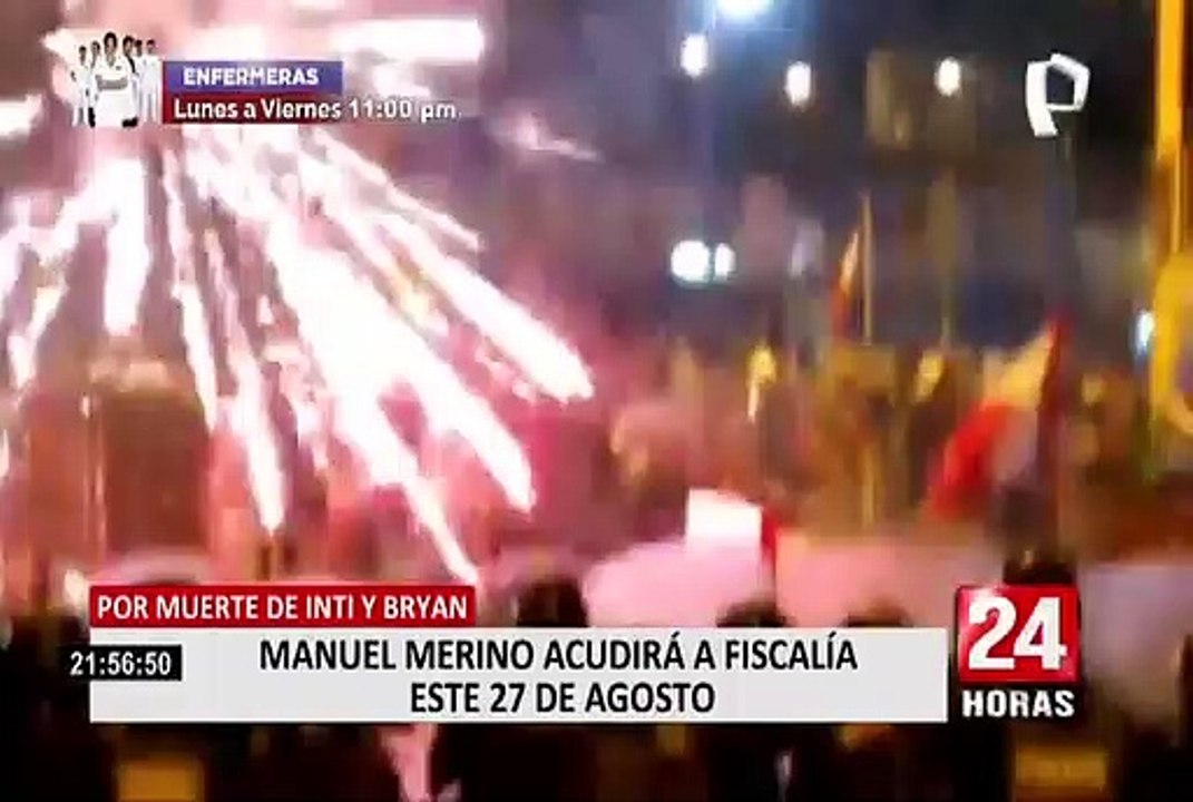 Merino de Lama fue citado por Fiscalía a declarar el 27 de agosto por violación a los DDHH
