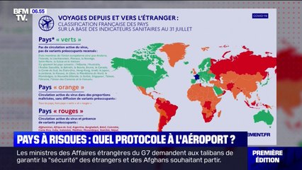 Pays à risques: quel est le protocole sanitaire imposé aux arrivées dans les aéroports ?