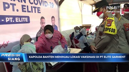 Kapolda Banten Cek Kesiapan Vaksinasi di PT. Elite Tangerang & Salurkan 1.000 Paket Sembako