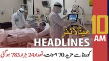ARY News Headlines | 10 AM | 20th AUGUST 2021