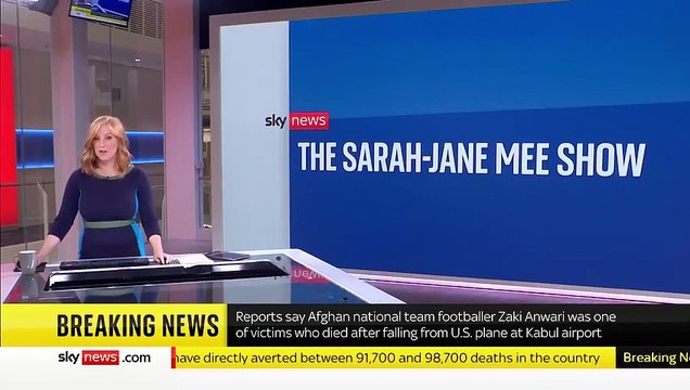 Afghanistan - Zaki Anwari, 19 ans, jeune joueur international de foot, meurt en tentant de fuir le pays après être monté sur un Boeing C-17 américain qui décollait de l'aéroport de Kaboul