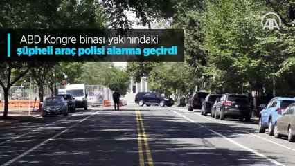 ABD Kongre binası yakınındaki şüpheli araç polisi alarma geçirdi