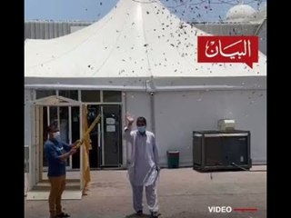 مستشفى الفجيرة الميداني يحتفي بخروج آخر مصاب بـ "كورونا"