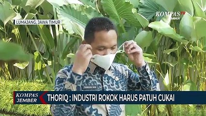 Bupati Lumajang Menghimbau Pelaku Industri Rokok Patuh Cukai