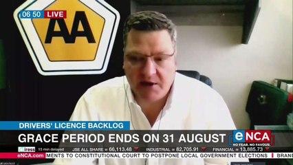 License renewal period ends 31 August