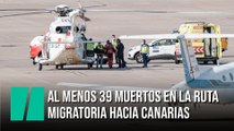 Otras 39 personas muertas en la ruta canaria, en un naufragio con una sola superviviente