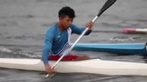 Un joven brasileño se prepara en piragua en medio del Amazonas para llegar a los Juegos Olímpicos