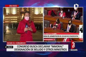 Pleno del Congreso rechazó moción para que Castillo considere antecedentes e investigaciones al designar ministros