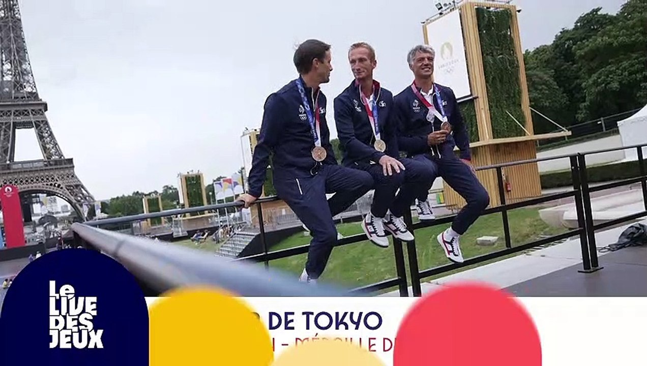 Live des Jeux - Célébration médaille - Concours complet (équitation)