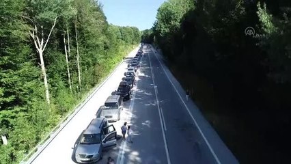 KIRKLARELİ - Avrupa'da yaşayan Türklerin "hüzünlü" dönüş yolculuğu devam ediyor