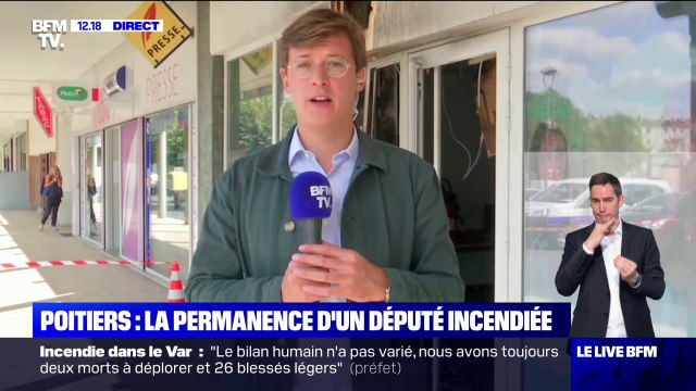 Sacha Houlié (LaREM): Une poubelle a été incendiée volontairement et a mis le feu à tout l'immeuble