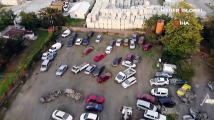 Bozkurt'ta kamp alanı araç mezarlığına dönüştü