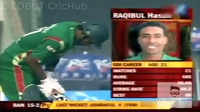 **UNDERRATED** RAQIBUL HASSAN PLAYS SOME CLASSIC SHOTS __ ZIMBABWE VS BANGLADESH 1ST ODI 2009