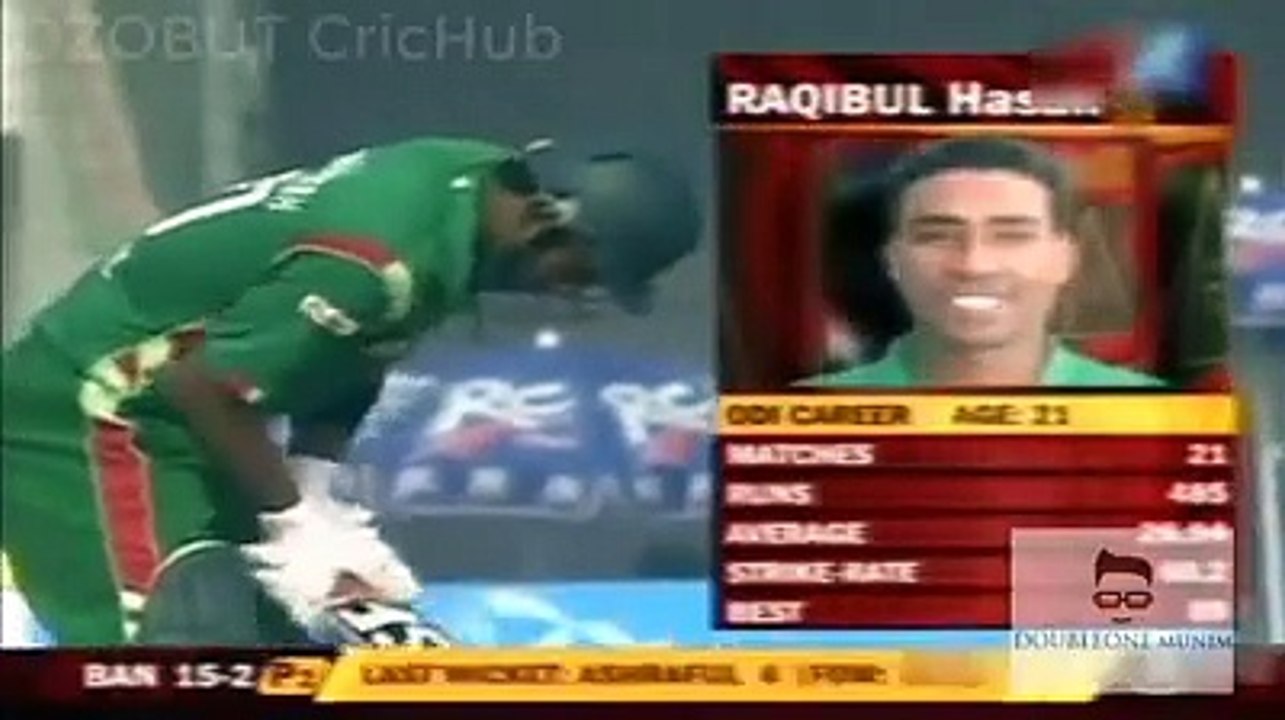 **UNDERRATED** RAQIBUL HASSAN PLAYS SOME CLASSIC SHOTS __ ZIMBABWE VS BANGLADESH 1ST ODI 2009