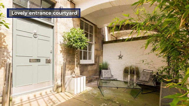 Glamorous Garden Apartment in Edinburgh's New Town is for sale at offers over £675,000