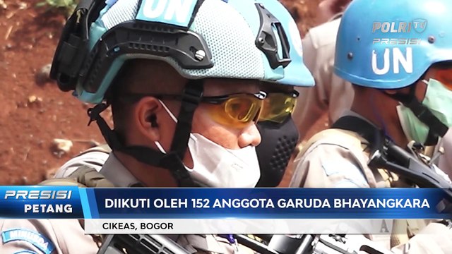 Tim Garuda Bhayangkara FPU 3 Minusca Ikuti Ujian Menembak
