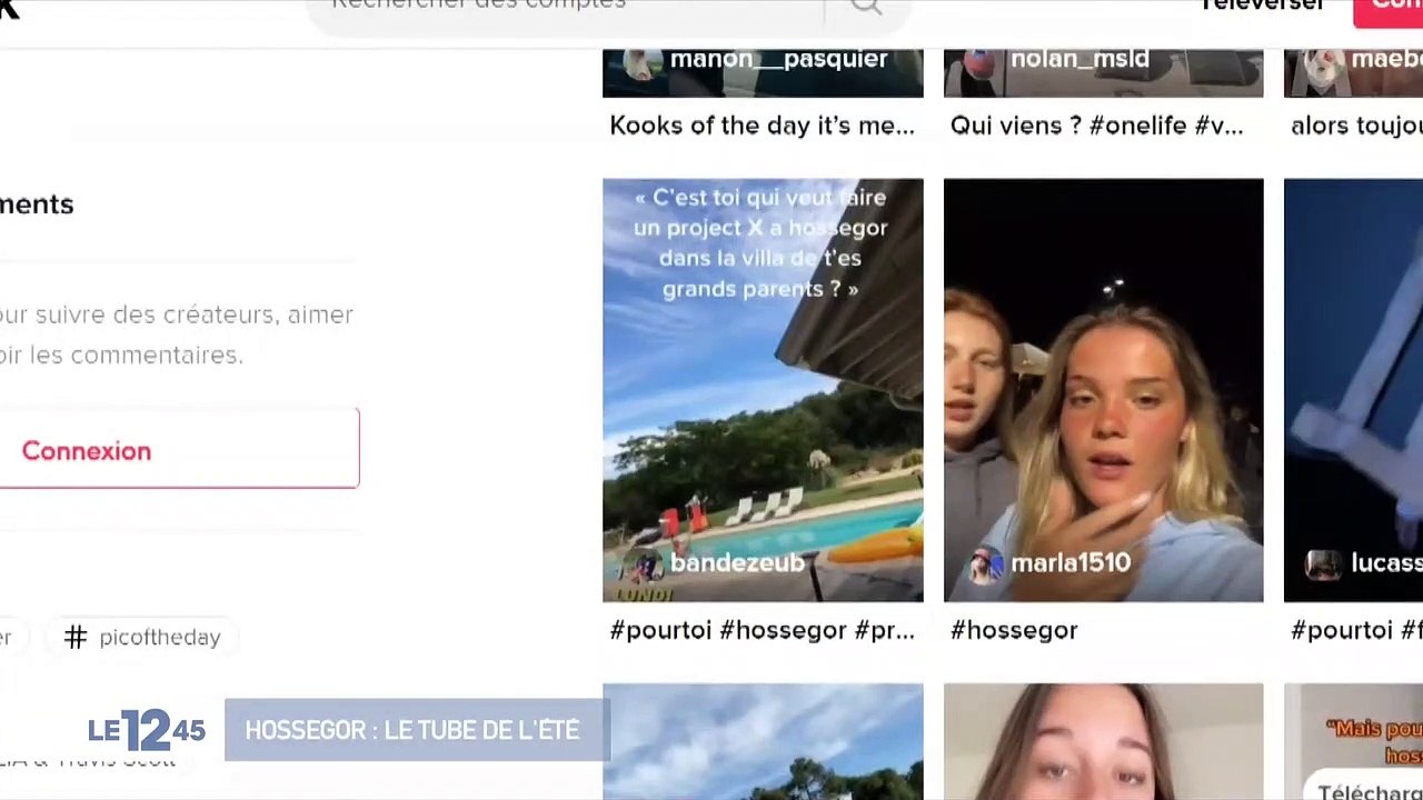 La ville d’Hossegor dans Les Landes a connu cet été une popularité auprès des plus jeunes grâce à la plateforme TikTok - VIDEO